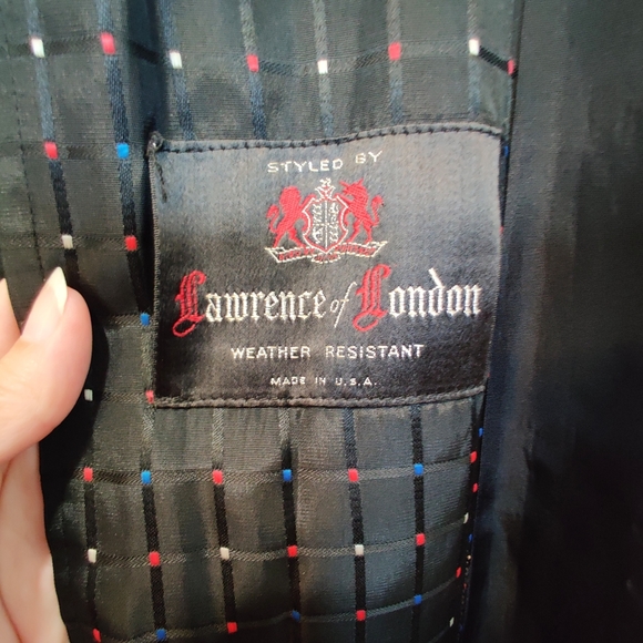 Weather Resistant Coat, London, Fog Detachable Hooded Hat, Belt Tie Vintage - Picture 15 of 17